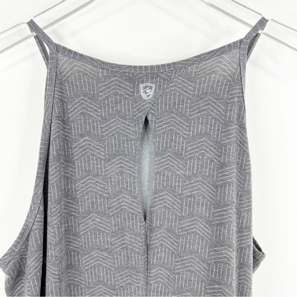 Kuhl Kira Sleeveless Mini Dress XL Pavement Print Grey - Picture 5 of 7